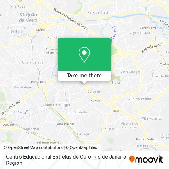 Centro Educacional Estrelas de Ouro map