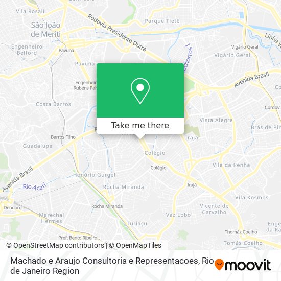 Machado e Araujo Consultoria e Representacoes map