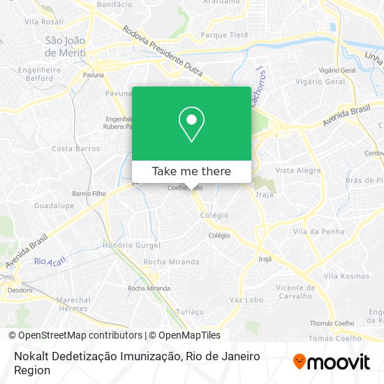 Nokalt Dedetização Imunização map