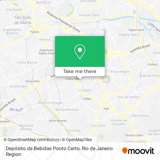 Depósito de Bebidas Ponto Certo map