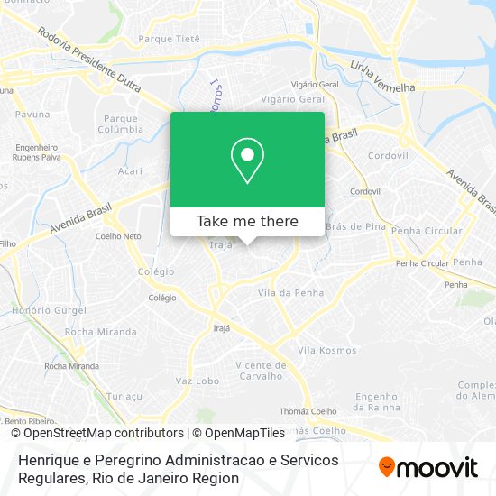 Henrique e Peregrino Administracao e Servicos Regulares map
