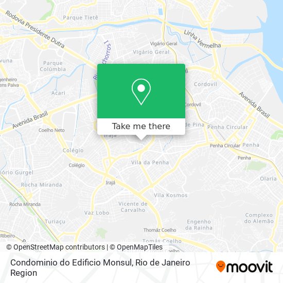 Mapa Condominio do Edificio Monsul