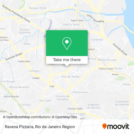 Mapa Ravena Pizzaria