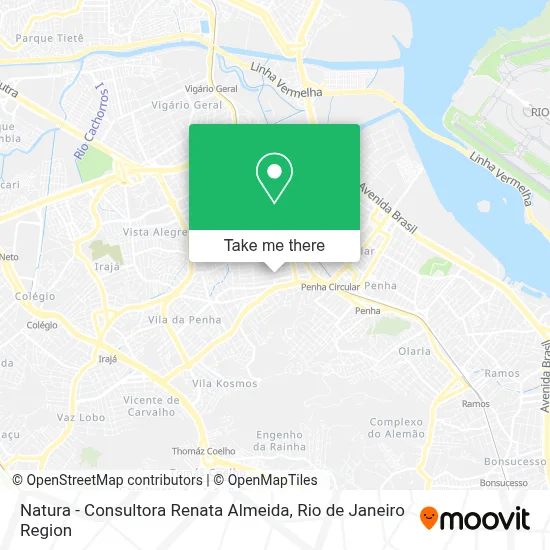 Natura - Consultora Renata Almeida map