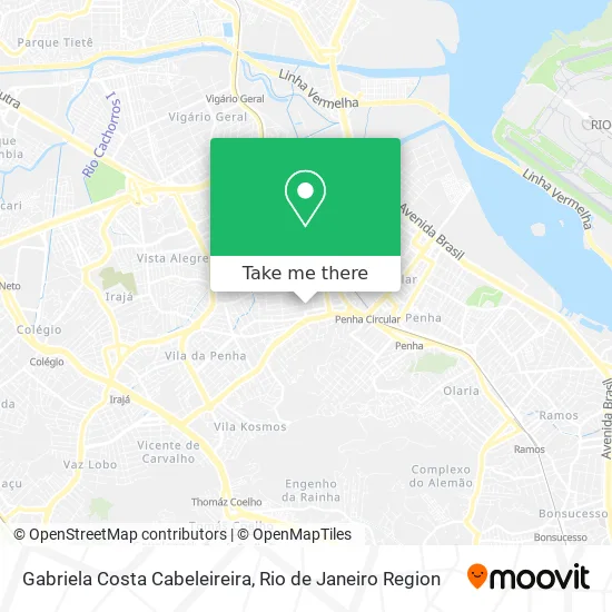 Gabriela Costa Cabeleireira map