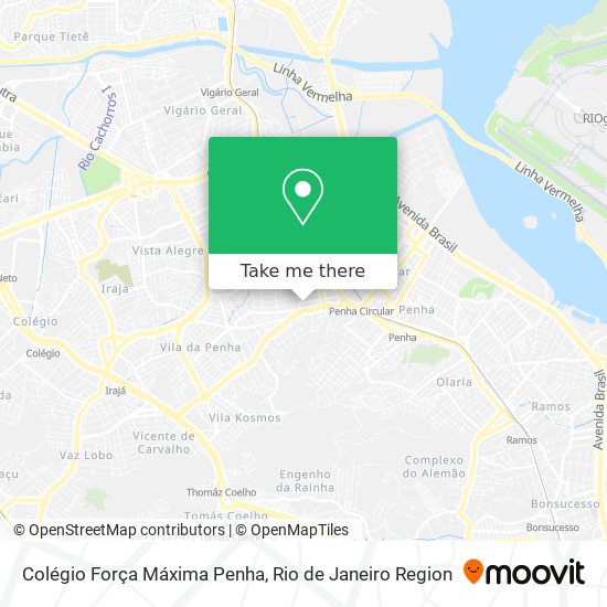 Colégio Força Máxima Penha map