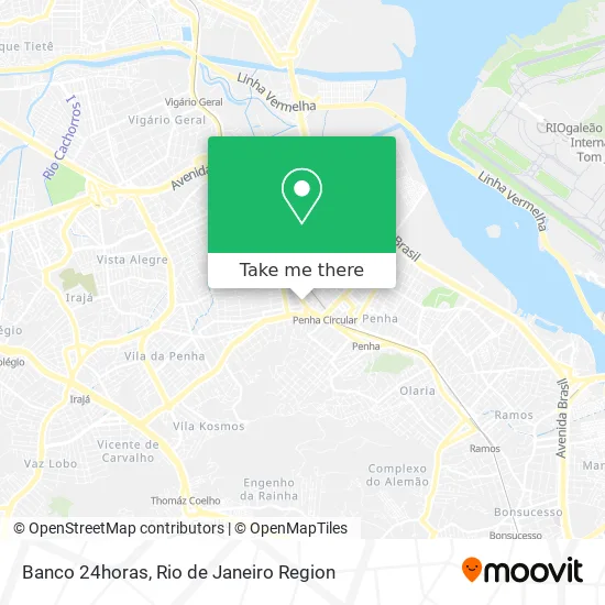 Banco 24horas map