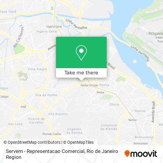 Mapa Servem - Representacao Comercial