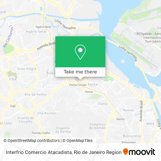 Interfrio Comercio Atacadista map