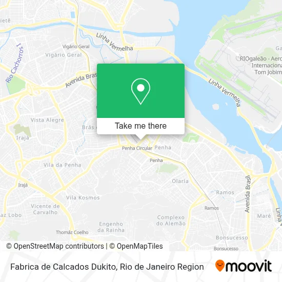 Fabrica de Calcados Dukito map