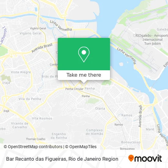 Bar Recanto das Figueiras map