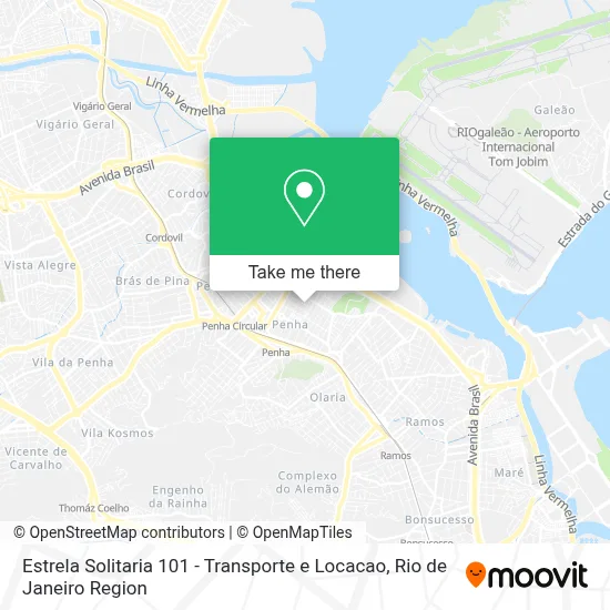 Estrela Solitaria 101 - Transporte e Locacao map