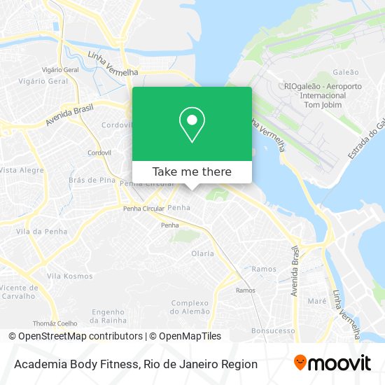 Academia Body Fitness map