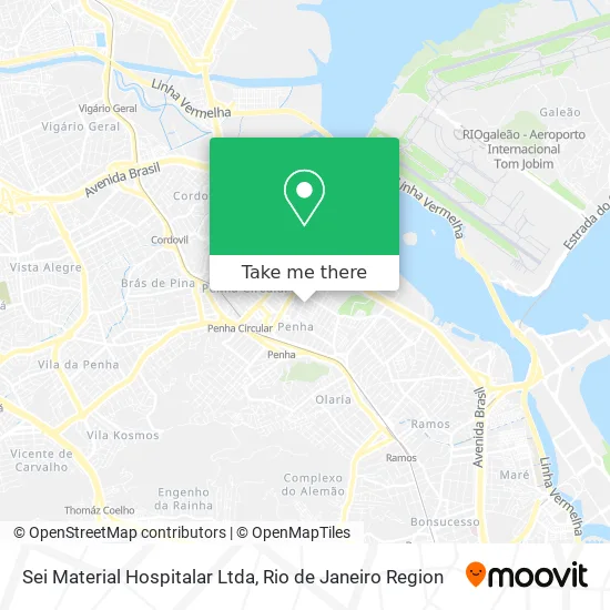 Sei Material Hospitalar Ltda map
