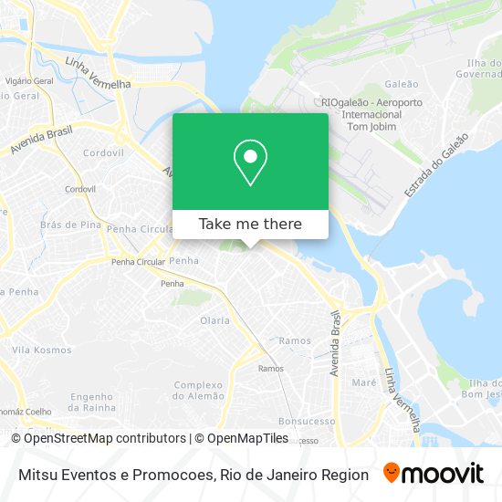 Mapa Mitsu Eventos e Promocoes