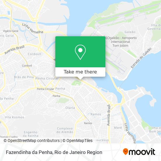 Fazendinha da Penha map