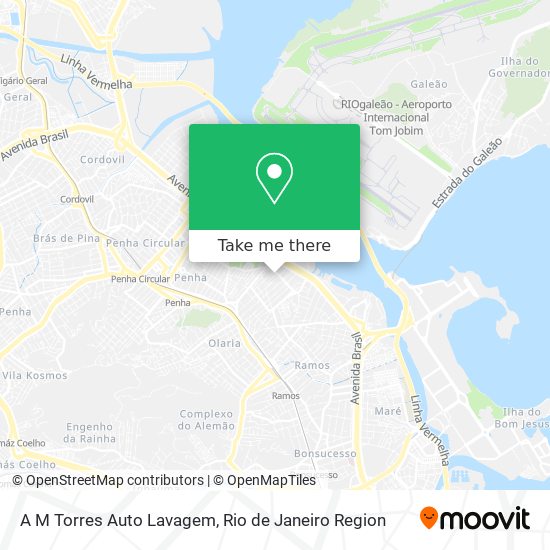 A M Torres Auto Lavagem map