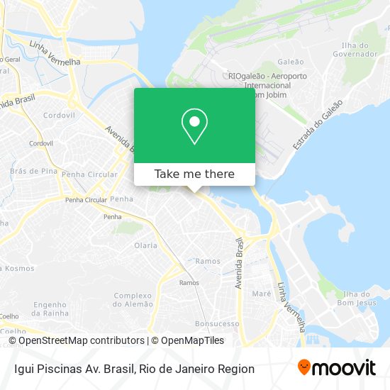 Igui Piscinas Av. Brasil map