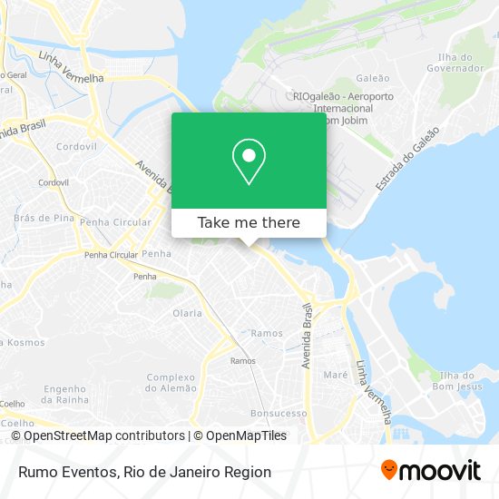 Rumo Eventos map