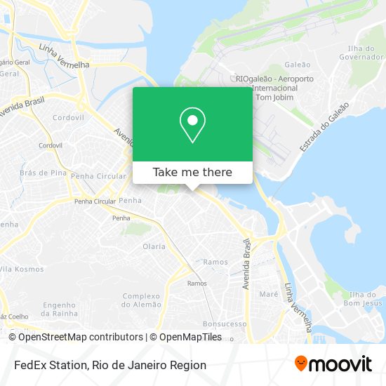 Mapa FedEx Station