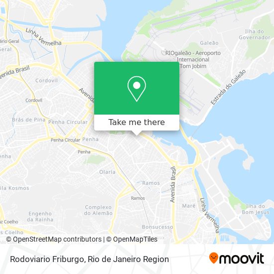 Rodoviario Friburgo map