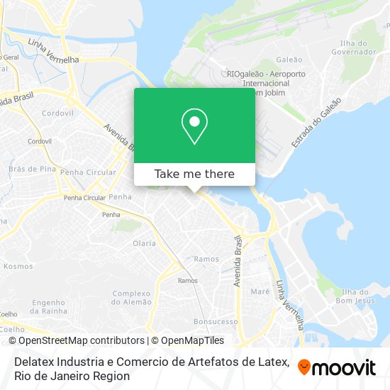 Delatex Industria e Comercio de Artefatos de Latex map