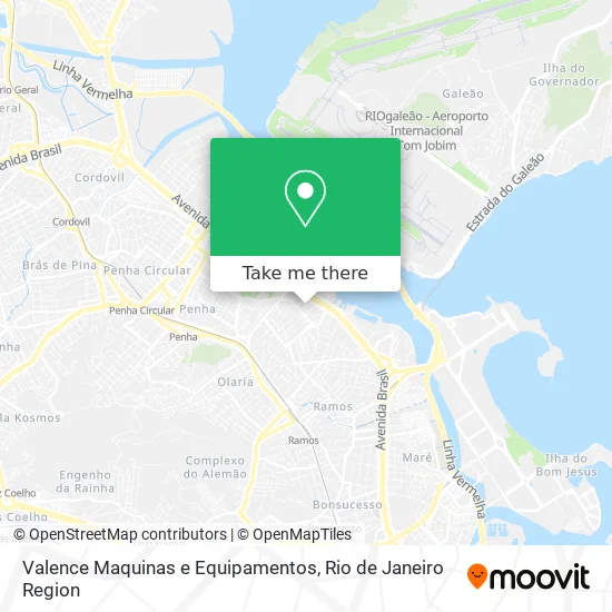 Valence Maquinas e Equipamentos map