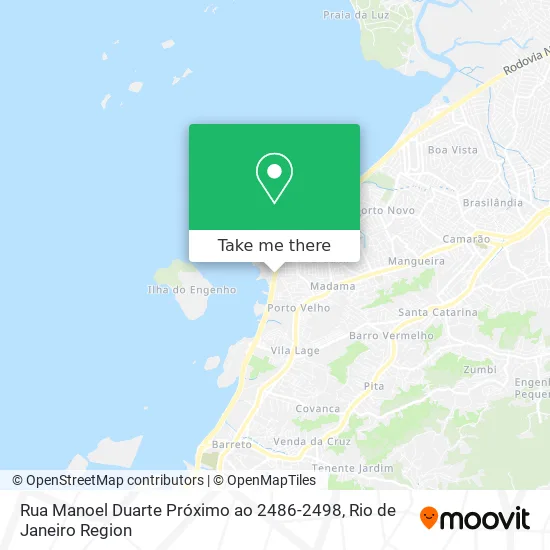 Rua Manoel Duarte Próximo ao 2486-2498 map
