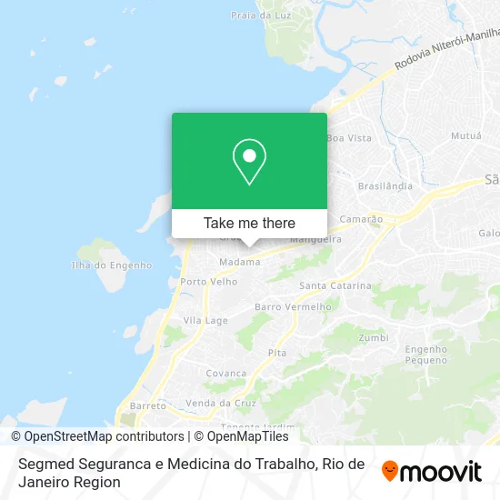 Segmed Seguranca e Medicina do Trabalho map