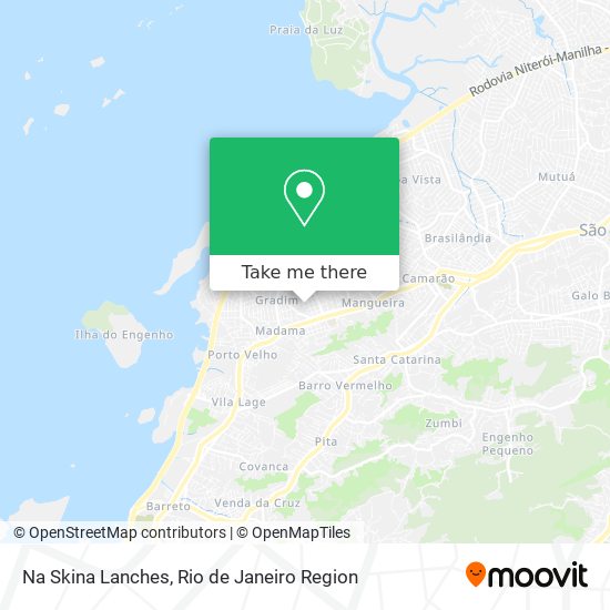 Mapa Na Skina Lanches