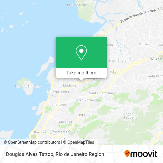 Douglas Alves Tattoo map