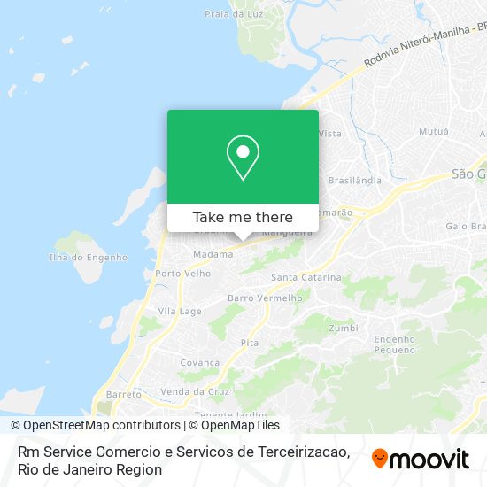 Rm Service Comercio e Servicos de Terceirizacao map
