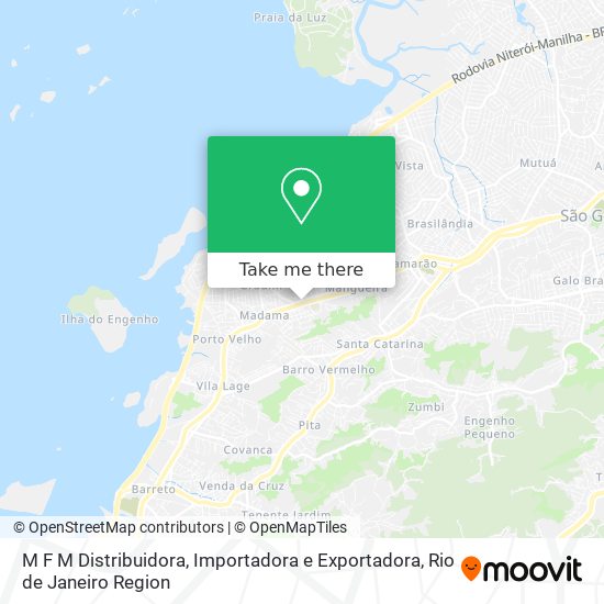 Mapa M F M Distribuidora, Importadora e Exportadora