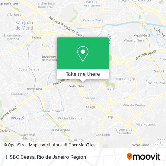 HSBC Ceasa map