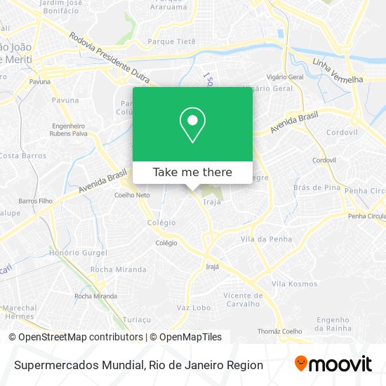 Supermercados Mundial map