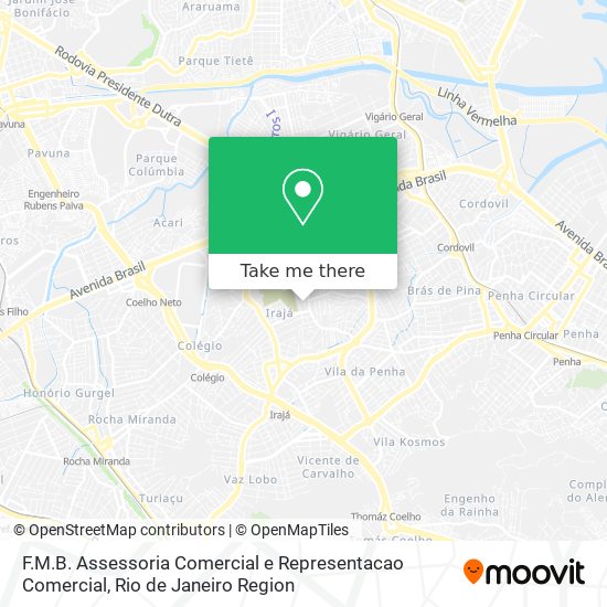 Mapa F.M.B. Assessoria Comercial e Representacao Comercial