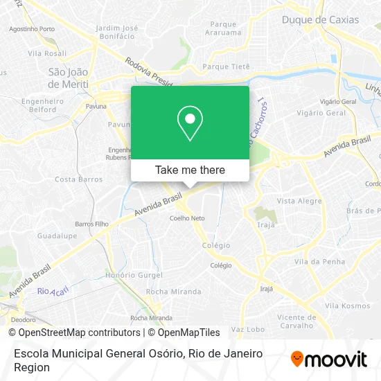 Escola Municipal General Osório map