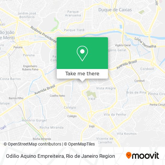 Odilio Aquino Empreiteira map