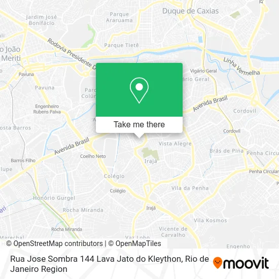 Rua Jose Sombra 144 Lava Jato do Kleython map