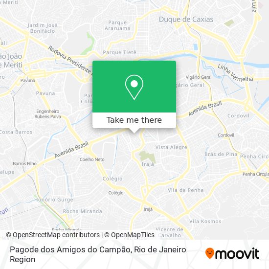 Pagode dos Amigos do Campão map