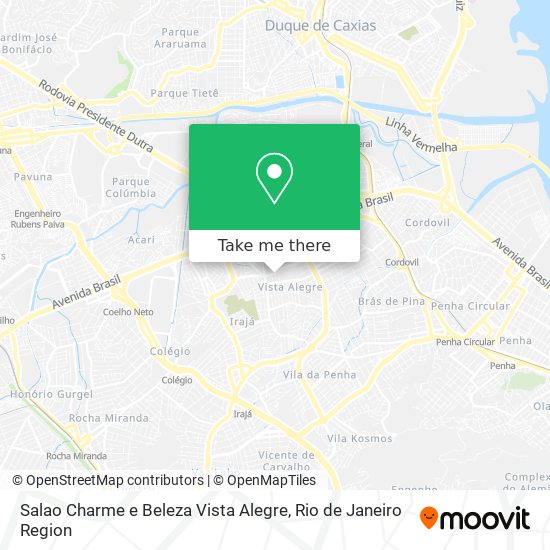 Salao Charme e Beleza Vista Alegre map