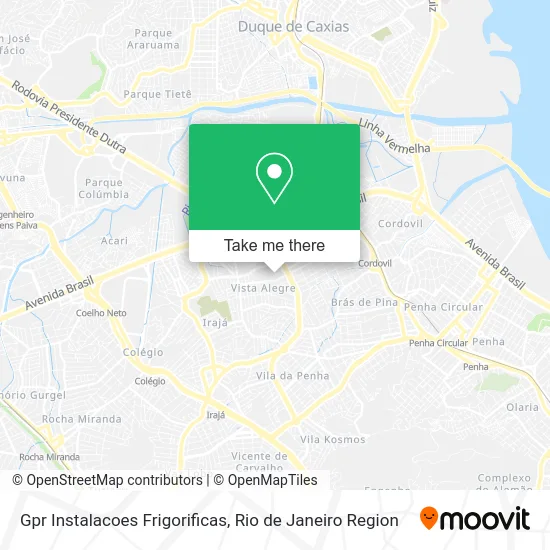 Gpr Instalacoes Frigorificas map