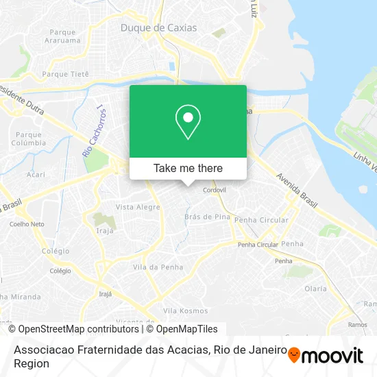 Associacao Fraternidade das Acacias map
