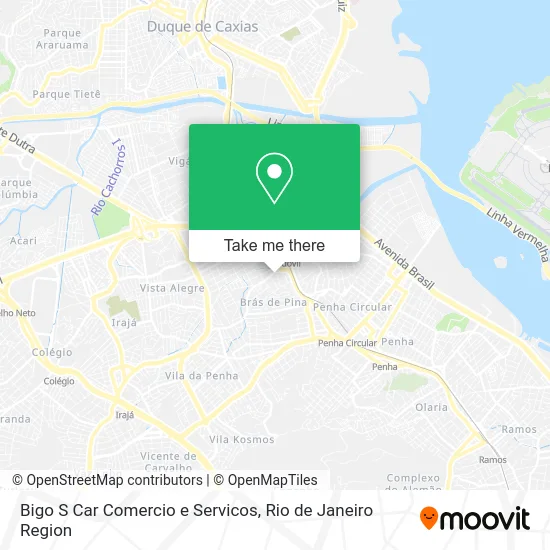 Bigo S Car Comercio e Servicos map