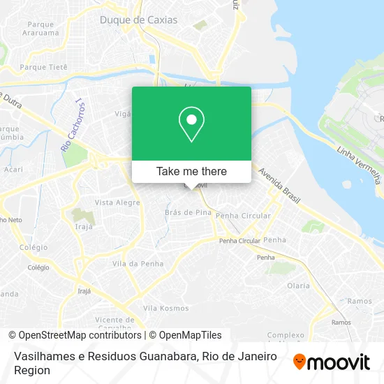 Vasilhames e Residuos Guanabara map