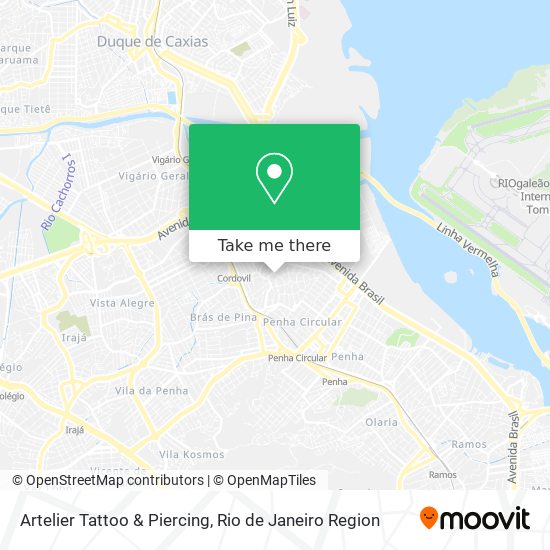 Artelier Tattoo & Piercing map