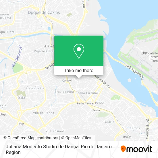 Juliana Modesto Studio de Dança map