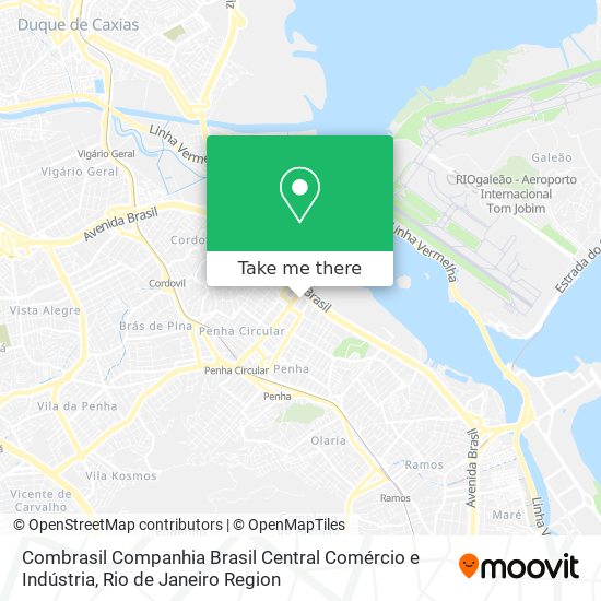 Combrasil Companhia Brasil Central Comércio e Indústria map