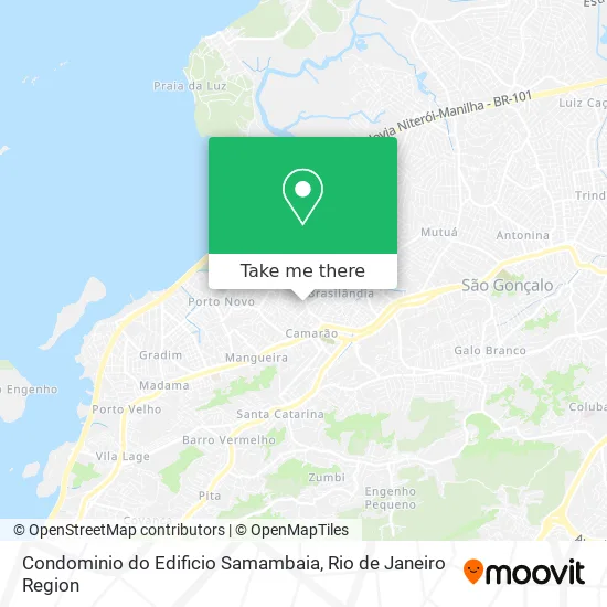 Condominio do Edificio Samambaia map