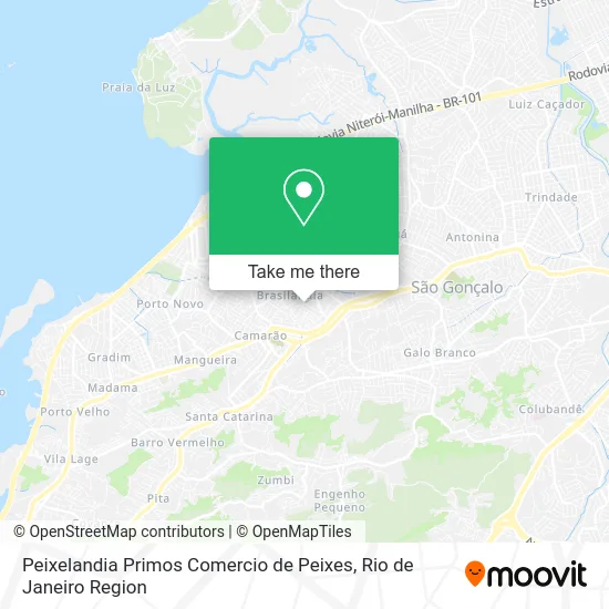 Peixelandia Primos Comercio de Peixes map